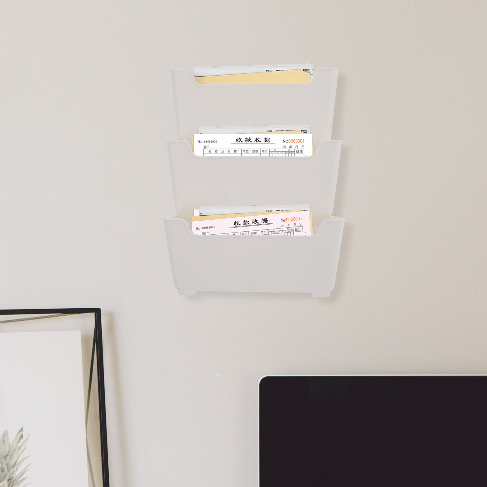 Magazine Holder Rack - 1 set di organizer da parete