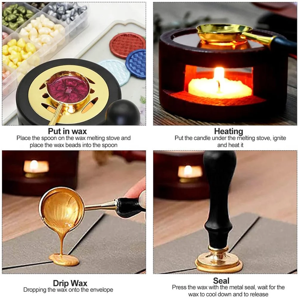 Set di 2/3 timbri per ceralacc - Wax Seal Stamp Set recensione e prezzo